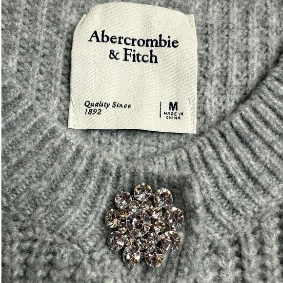 Abercrombie & Fitch Rhinestone Button Cardigan - Picture 4 of 8